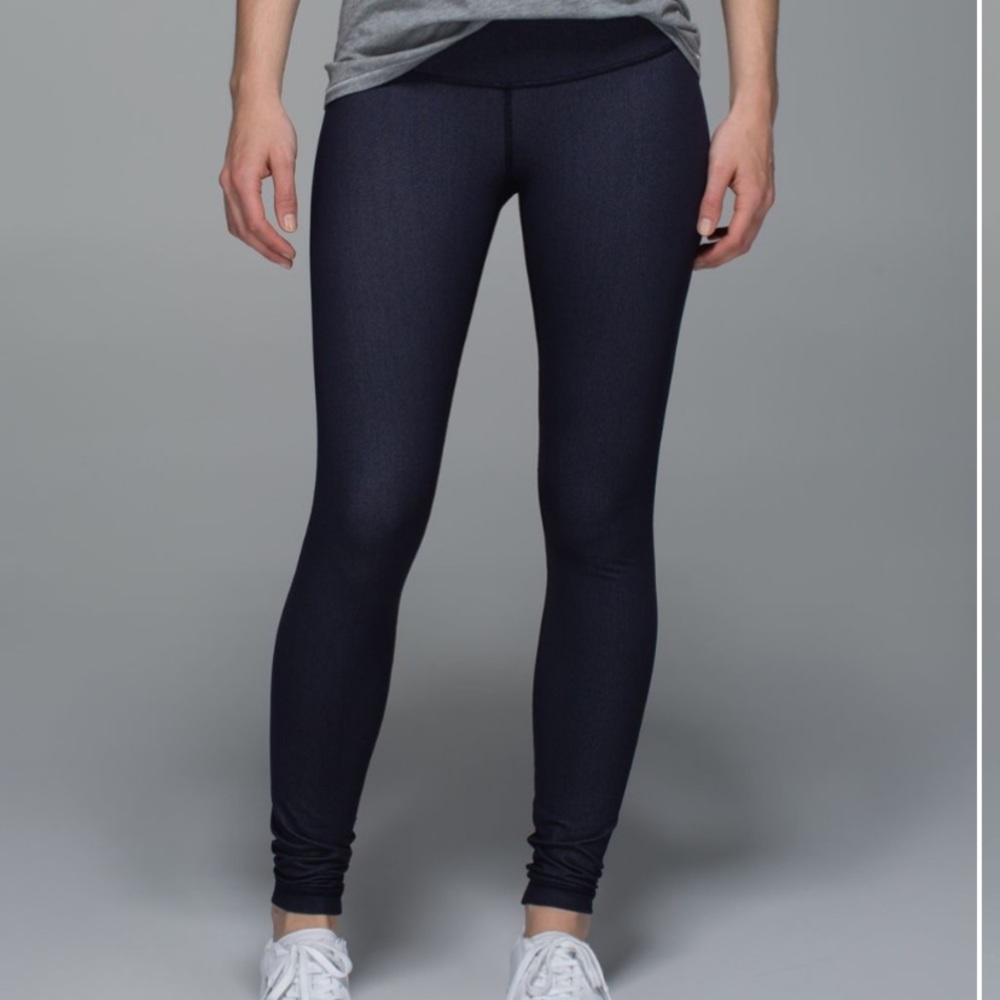 Lululemon Wunder Under Pant Denim